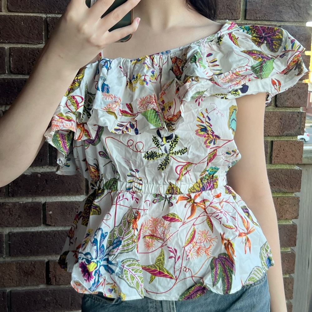 H&M Floral Top Size M